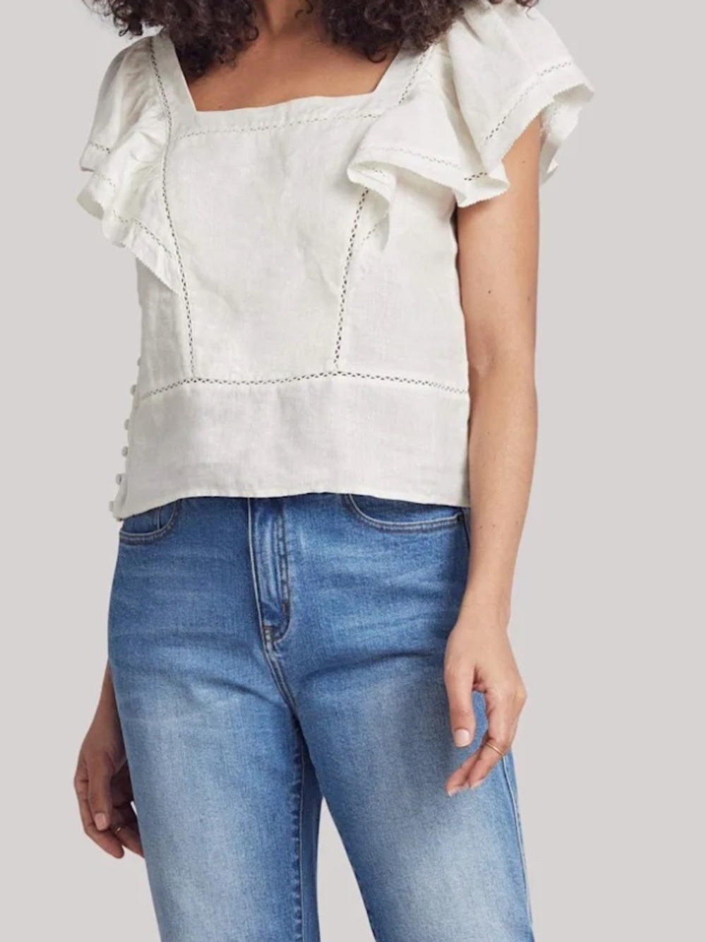 Faherty Linen Blouse
